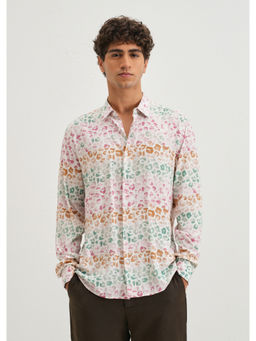 Banana Club - Multi Colored Panthera Print Full Sleeve Shirt