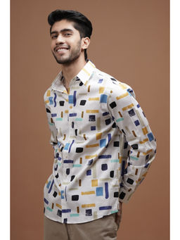 CLUBHAVANA - White Symphony Print Shirt