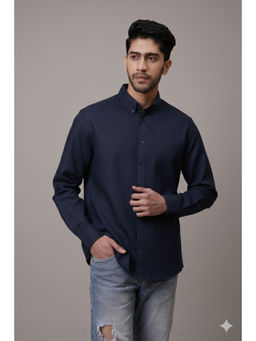 CLUBHAVANA - Navy Blue Midnight Linen Shirt