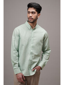 CLUBHAVANA - Green Mint Breeze Linen Shirt