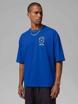 Nike - Mens Oversized Graphic Crew-Neck T-Shirt
