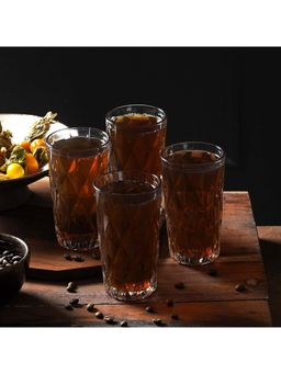 The Artment - Etch Tumbler Highball Glasses - Set Of 4