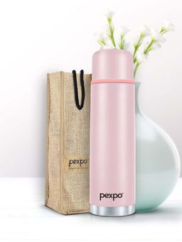 Pexpo - Flamingo Baby Pink Vacuum Insulated Hot & Cold Flask