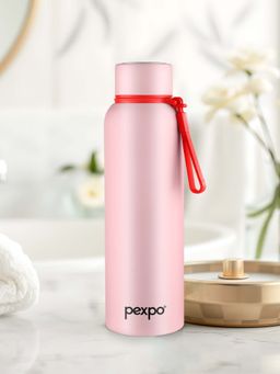 Pexpo - Bravo Baby Pink Vacuum Insulated Hot & Cold Flask