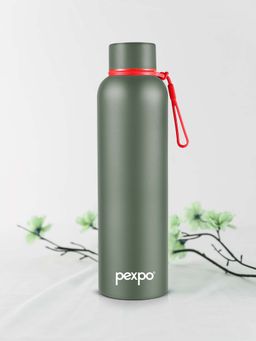 Pexpo - Bravo Olive Vacuum Insulated Hot & Cold Flask