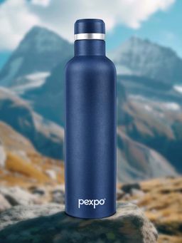 Pexpo - Oreo Denim Blue Vacuum Insulated Hot & Cold Flask
