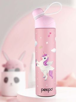 Pexpo - Pico Pink Unicorn Print Vacuum Insulated Hot & Cold Flask