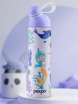 Pexpo - Pico Purple Mermaid Print Vacuum Insulated Hot & Cold Flask