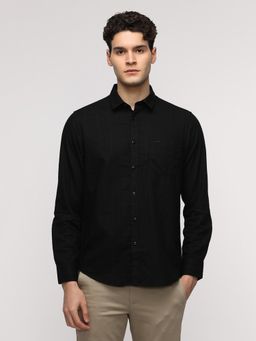 Crocodile - Full Sleeve Sport Black Shirt for Timeless Comfort