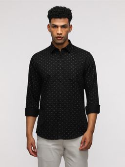 Crocodile - Full Sleeve Black Shirt for Trendy Wear