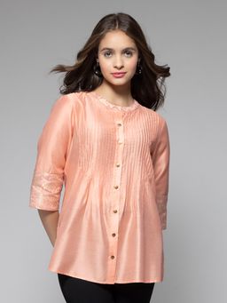 SHAYE - Round Neck Ethnic Kurtis for Women