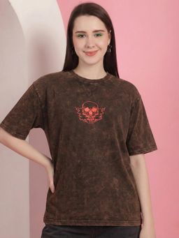 RHINO CULT - Women Brown Acid Sinister T-Shirt