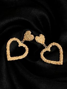 Lilly & Sparkle - Gold-Toned Contemporary Drop Earrings