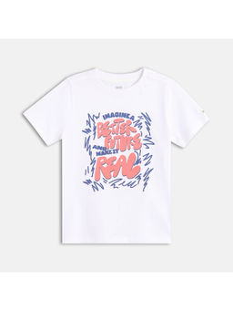 MINI KLUB - White Cotton T-Shirt
