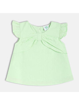 MINI KLUB - Green Cotton Solid Top