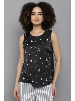 Allen Solly - Women Printed Black Top