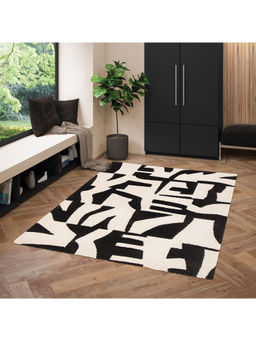 OBSESSIONS - Non-Shedding Polypropylene Abstract Carpet Cream