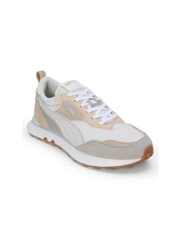 Puma - Rider Fv Future Vintage Unisex White & Beige Sneakers