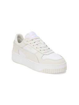 Puma - Carina Street Womens White & Off White Sneakers