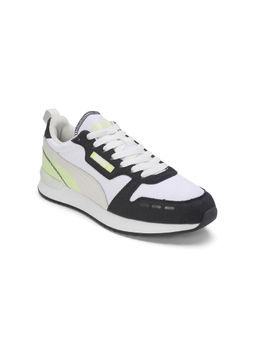 Puma - R78 Unisex White & Navy Blue Sneakers