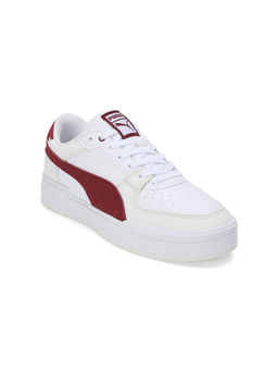 Puma - Ca Pro Nbk Unisex White & Red Sneakers