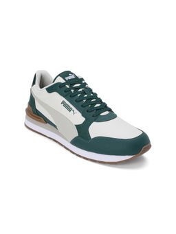 Puma - St Runner V4 L Unisex Green Sneakers
