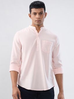 Spykar - Men Pink Solid Regular Fit Shirt