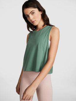 Victoria's Secret - Green Seamless Drapey Muscle Tank Top (2XL)