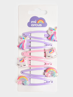 Mi Arcus - Tic Pac Pins for Girls- Multicolour (Pack of 6)