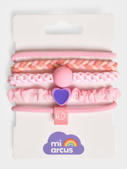 Mi Arcus - Minty Fresh Braided & Beaded Hair - Pink (Pack of 5)