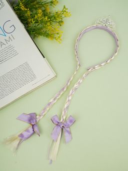 The Cutians - Beautifull Embellished Pony Tail Headband - Purple