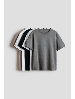 H&M - Boys Grey 5-Pack T-Shirts
