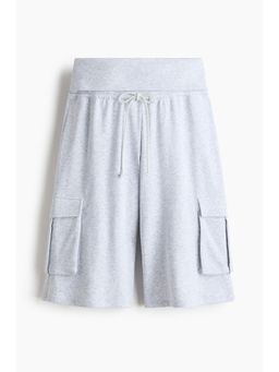 H&M - Women Grey Knee-Length Sweatshorts