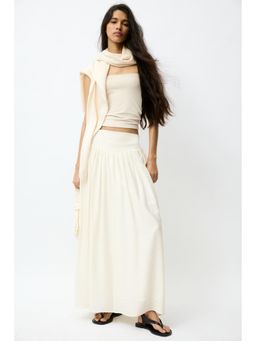 H&M - Women White Maxi Skirt