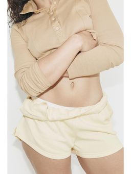 H&M - Women Yellow Sweatshorts
