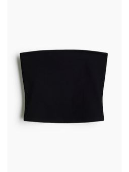 H&M - Women Black Cotton Tube Top