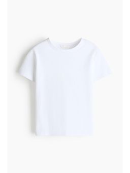 H&M - Women White Fitted T-Shirt