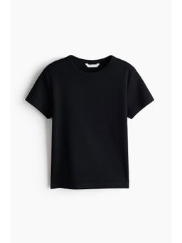 H&M - Women Black Fitted T-Shirt