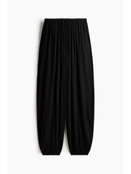 H&M - Women Black Balloon Drawstring Joggers