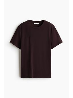 H&M - Women Brown Loose-Fit T-Shirt