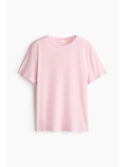 H&M - Women Pink Loose-Fit T-Shirt
