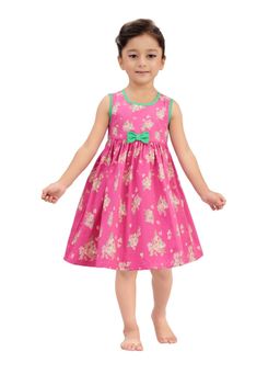 mama & bebe - Girls Floral Pink Dress