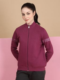 Sweet Dreams - Women Purple Front-Open Jacket