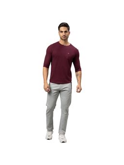 Being Human - Men Grey Cotton Blend Solid Tapered Track Pant