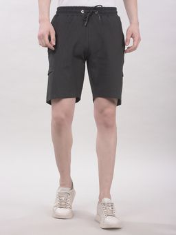 CRIMSOUNE CLUB - Men's Olive Solid Shorts