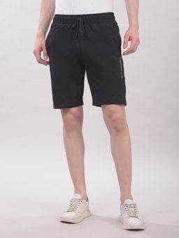 CRIMSOUNE CLUB - Men's Black Solid Shorts