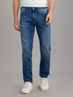 Pepe Jeans - All Climax Men Blue Slim Fit Mid-Rise Jeans