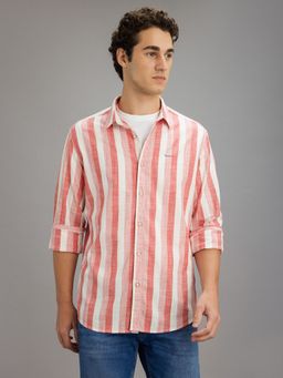 Pepe Jeans - Men Red Striped Shirt