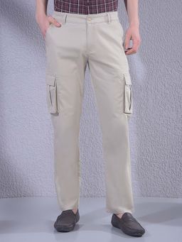 CRIMSOUNE CLUB - Men's Beige Straight Cargo