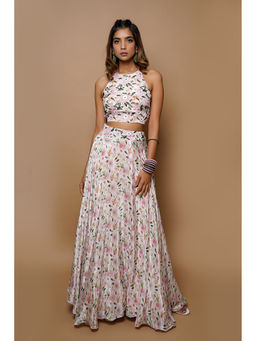 Ahi Clothing - Floral Digital Printed Lehenga (Set of 3)